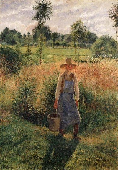 The Gardener by Camille Jacob Pissarro